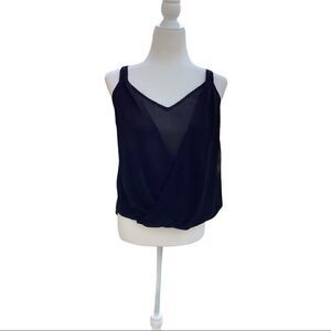 Pink Note Women’s Black ColdShoulder Blouse Size M